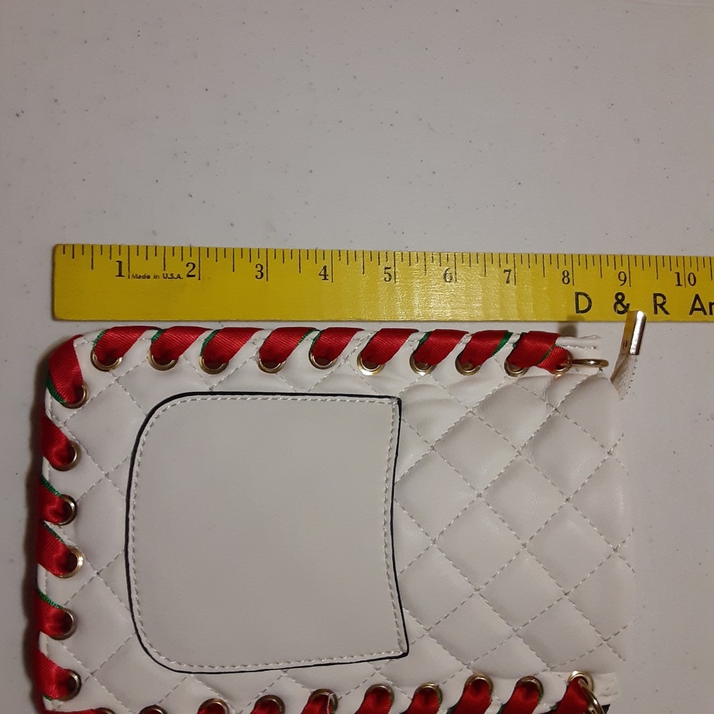 Vegan Leather Quilted Phone Crossbody Bag - Picture 11 of 11